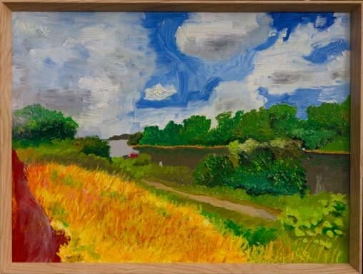 Rheinaue im Spätsommer