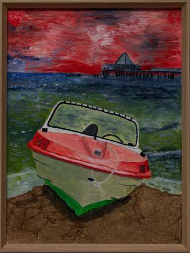 Boot vor Heringsdorf